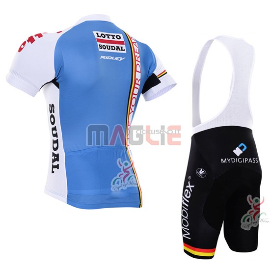 Maglia Lotto manica corta 2016 bianco e blu - Clicca l'immagine per chiudere